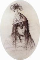 Киргизская девушка.