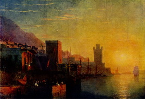 Остров Родос (И.К. Айвазовский, 1861 г.)