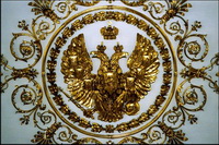 Художественная розетка (украшение на потолке в Эрмитаже)