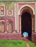 Ворота около Кутуб-Минара. Старый Дели. 1875