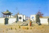 Развалины китайской кумирни. Ак-Кент. 1869-1870