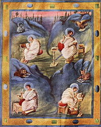 Четыре Евангелиста (книжная миниатюра)