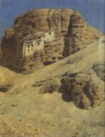 Монастырь в скале. Ладакх. 1875